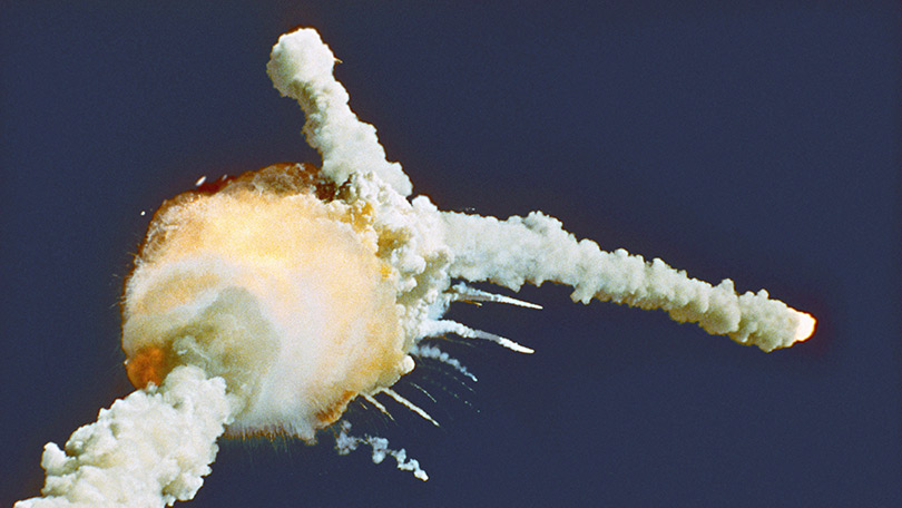 January 28 1986 Seven Die As Space Shuttle Challenger Explodes